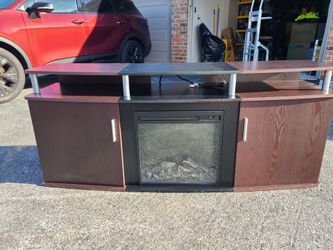 TV Stand With Electric Fireplace