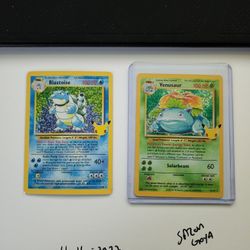 Venasuar And Blastoise Celebration Set Pokemon