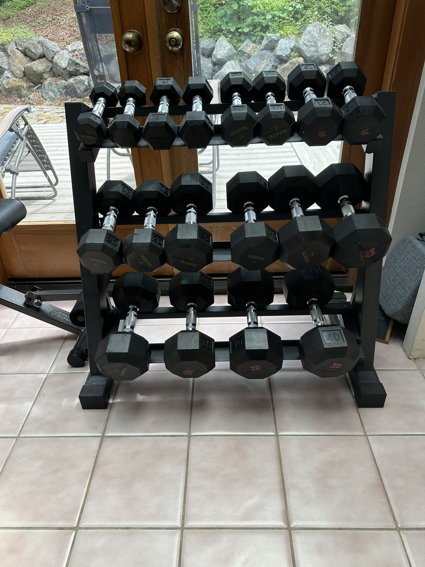 Dumbbells 5-45 lbs