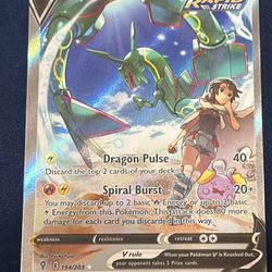 Pokemon Evo Skies Rayquaza V IR 