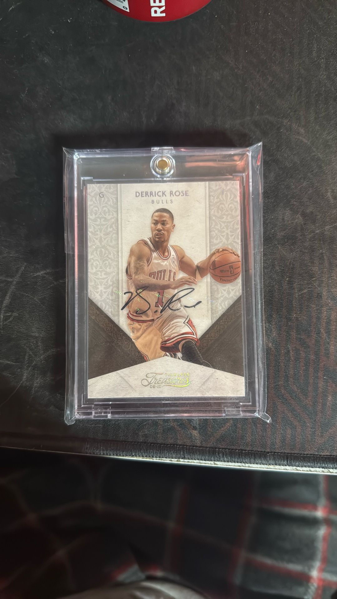 Signed Derrick Rose Card