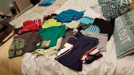 Lot of boys large and xl shirts 15 total