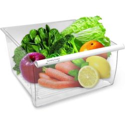  Crisper Bin, compatible with Whirlpool Refrigerator,Fridge Drawers,Kenmore Refrigerator Parts,Whirlpool Shelf Replacement- WP, F