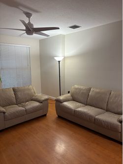 Free Leather Sofa and Loveseat for pickup