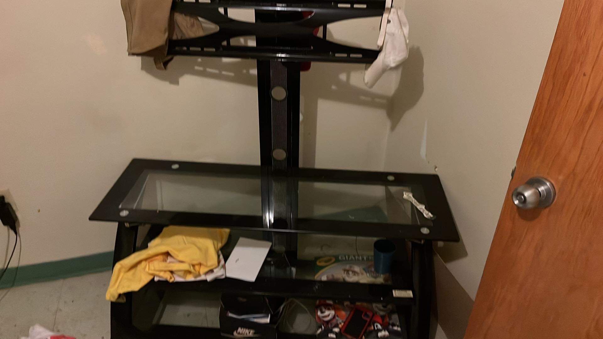 Glass Tv Stand With Mount 