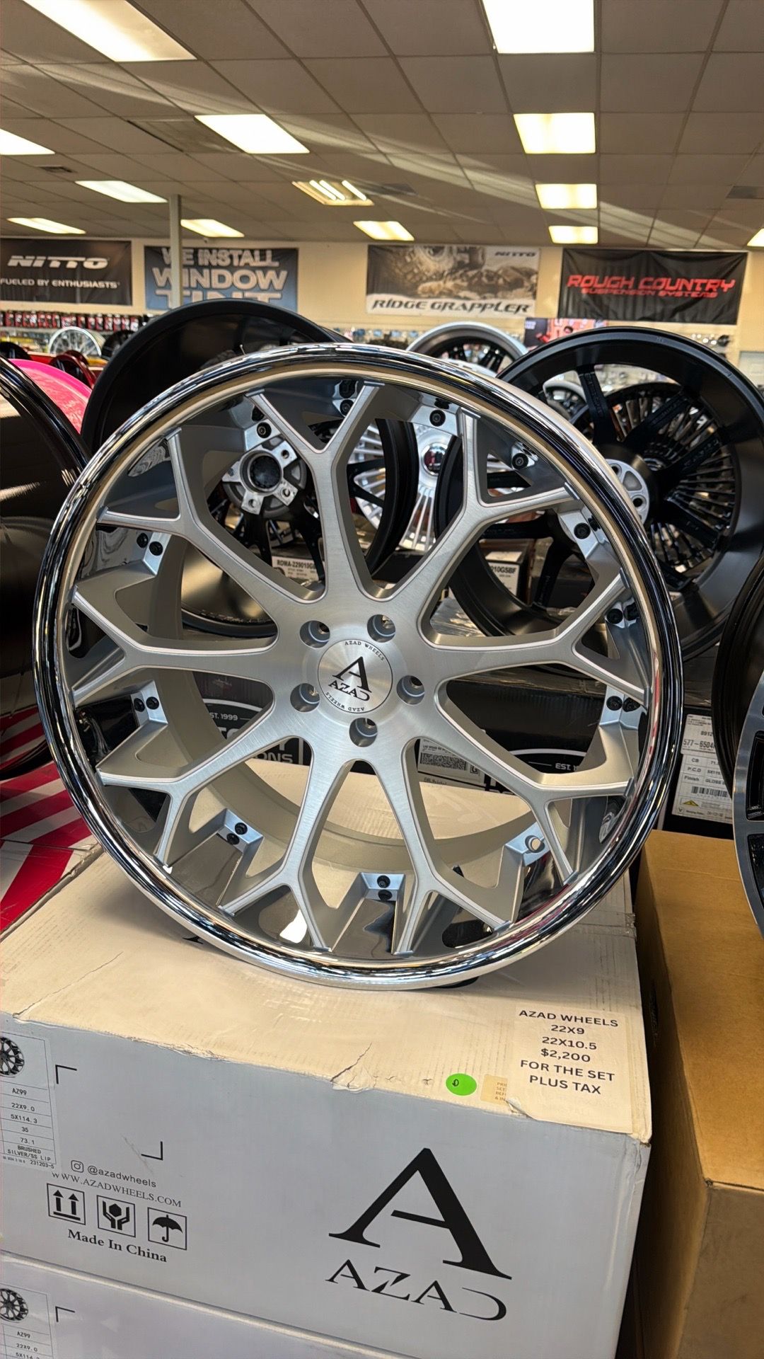 (NEW RIMS) 22” AZAD WHEELS / RIMS for Sale in Las Vegas, NV - OfferUp