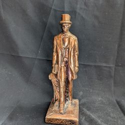 ABRAHAM LINCOLN THE LAWYER Metal Statue LA FLECK President Bronze Copper Color