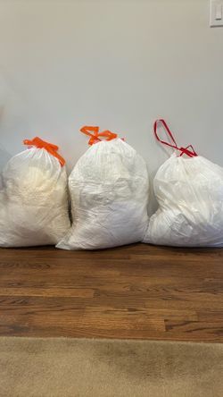 Bags of CA King and Queen Sheets