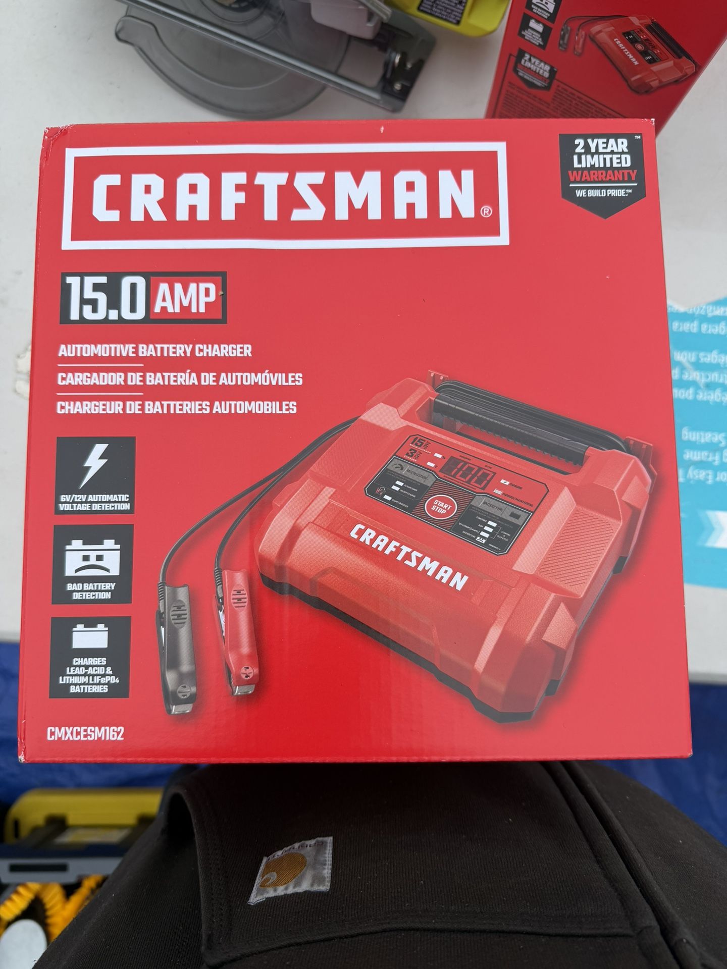 Craftsman 6V/12V 15 Amp Rapid Battery Charger
