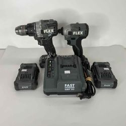 Flex 24v Cordless 2-Tool Compact Combo Kit 