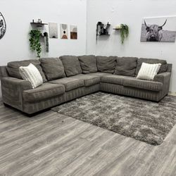 Gray Sectional Couch - Free Delivery