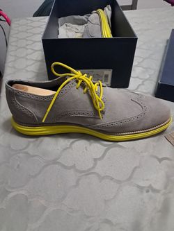 Gray green drees shoes size 11