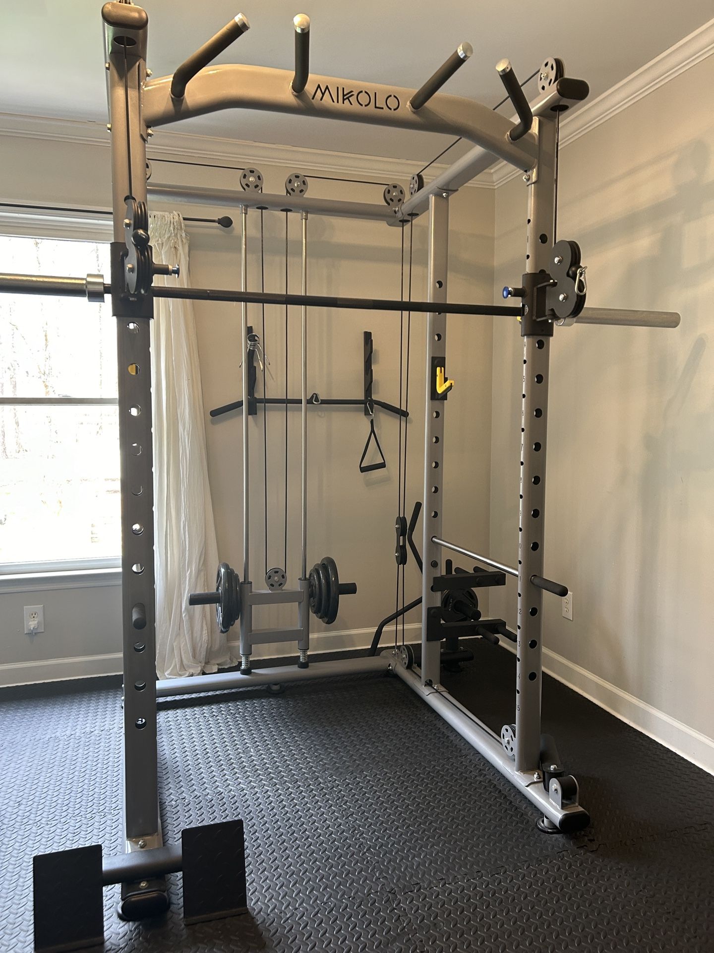 Workout Power Cage & Weights