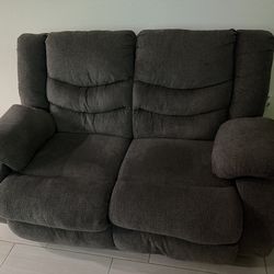 Reclining love seat