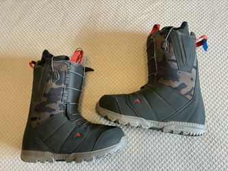 New Burton Moto Snowboard Boots Size 10m - 11w  No Tie Speed Lace