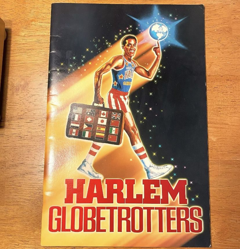 Vtg 1986 Harlem Globetrotters Basketball 60th Anniversary World Tour Program