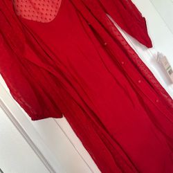 Red Dress With Cover