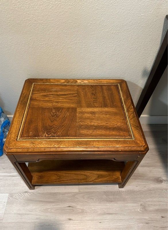 Wooden Coffee Table & High Table