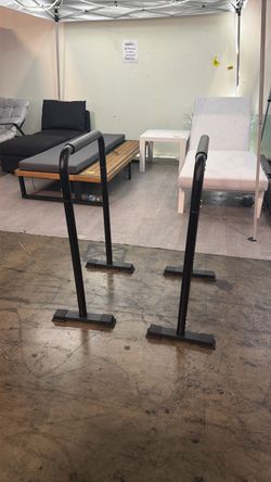 Outdoor Basic 2-in-1 Adjustable Dip Bar Station