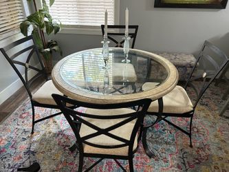 Dining room table with four chair