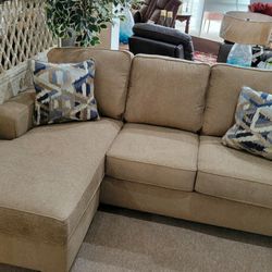 Reversible Sofa Chaise (Sectional) Light Brown