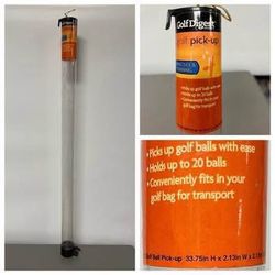 20 Golf Ball Shag Tube. Golf Digest Golf Ball Pick-Up.