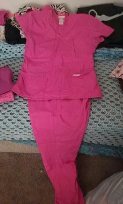 Scrub set xl top large pants