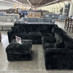 New Black Sofa 