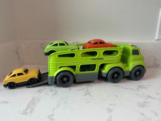Green Toys Car Carrier Truck with 3 Cars