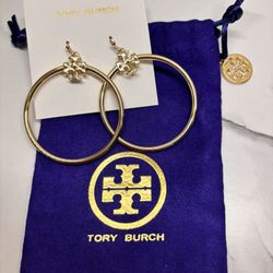Tory Burch Hoop Earrings 