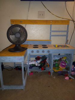 Mud kitchen,Kids wooden kitchen. Works for play kitchen or even hot summer days mud water table