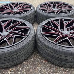 22” CHEVROLET CHEVY CAMARO MALIBU PONTIAC G8 SS IMPALA 750 BMW 550 RIMS TIRES NEW TAKEOFFS SET