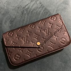  Louis Vuitton Felicie Pochette Wild at Heart Monogram Black 