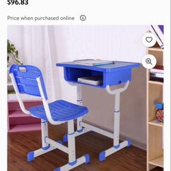 Desk And Chair Kids New 