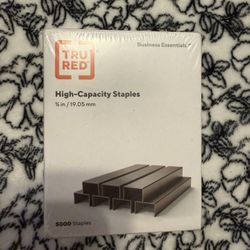 TRU RED High-Capacity Staples 3/4 in / 19.05 mm (5000 count)