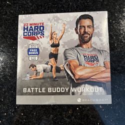 Beachbody 22 Minute Hard Corps BATTLE BUDDY WORKOUT DVD Fitness Exercise NEW