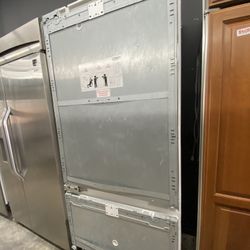 Miele Bottom Freezer Panel Ready Built In 36” Refrigerator 