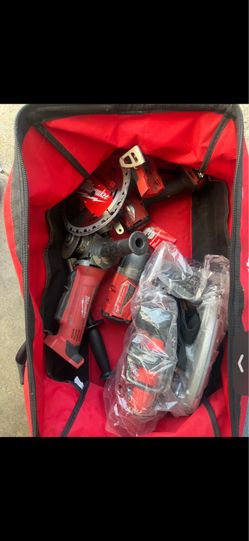 Milwaukee tools and bag