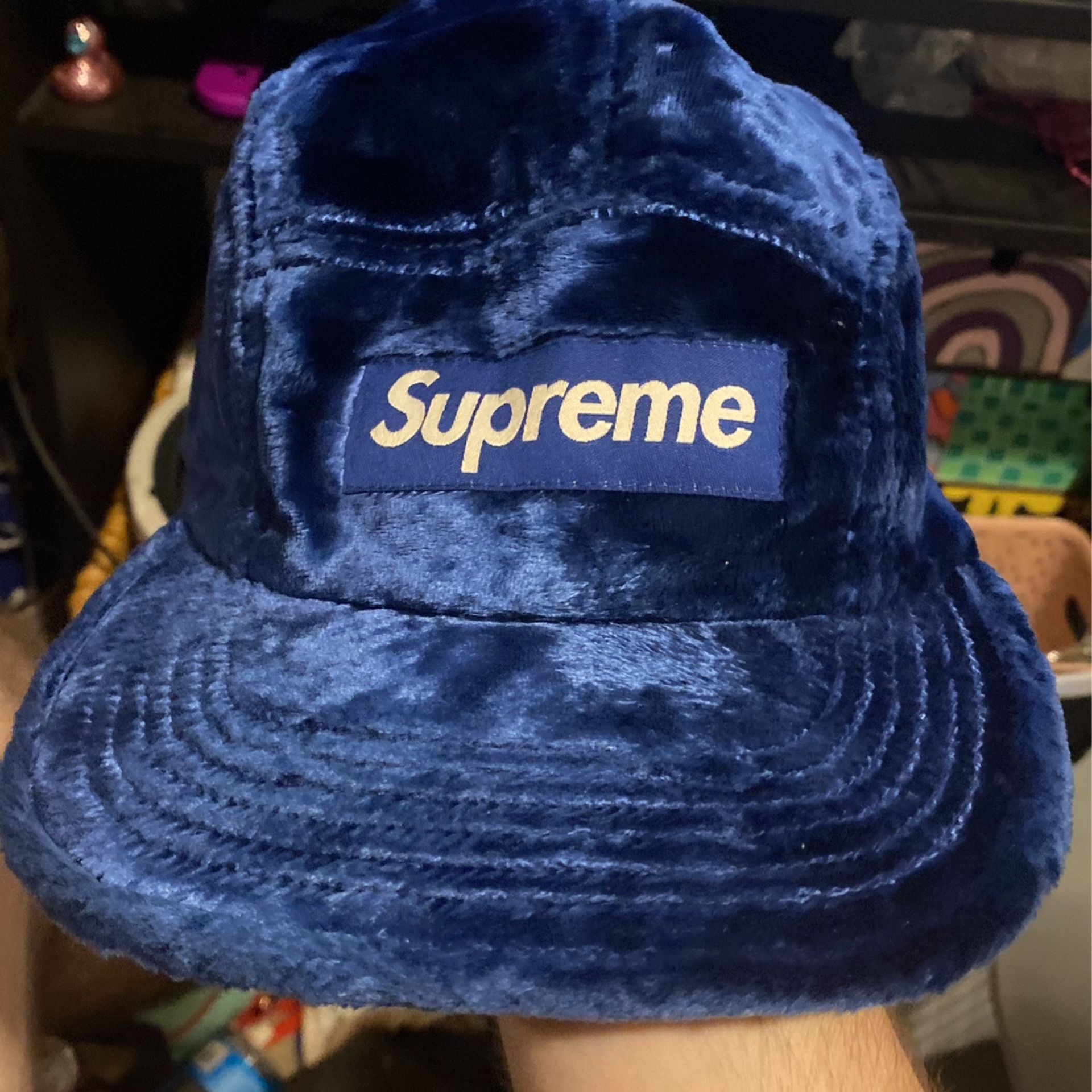 Supreme Swirl Fleece Camp Cap