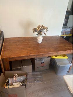 Wood table