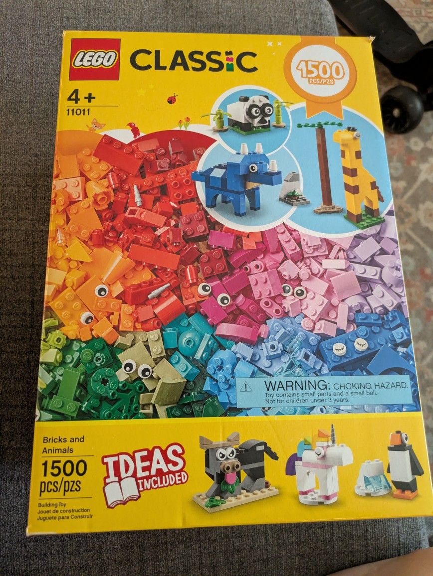 New Lego Classic 1500 Pcs Bricks And Animals With Ideas