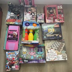 TOYS NEW ONLY THE BOXES $140