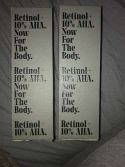 Retinol +10 % AHA.