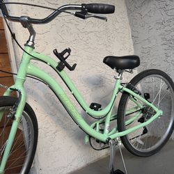 Huffy 27.5" Parkside Comfort Bike, Fits Riders 5'0"+, Mint Green, Adult, Women's