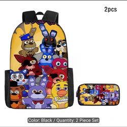 Five Nights At Freddy's 2 Piece Backpack Set