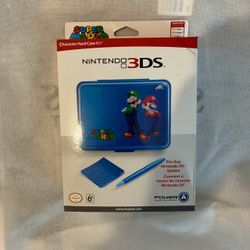 Super Mario Character Hard Case - Nintendo 3DS - New Sealed
