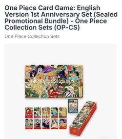 One Piece Card Game: English Version 1st Anniversary Set