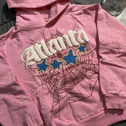 Pink Atlanta Sp5der Hoodie All Sizes