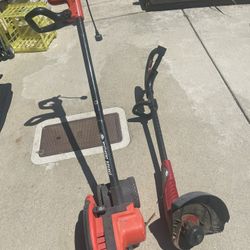 Leaf Blower And Electric Corded Edger Trencher