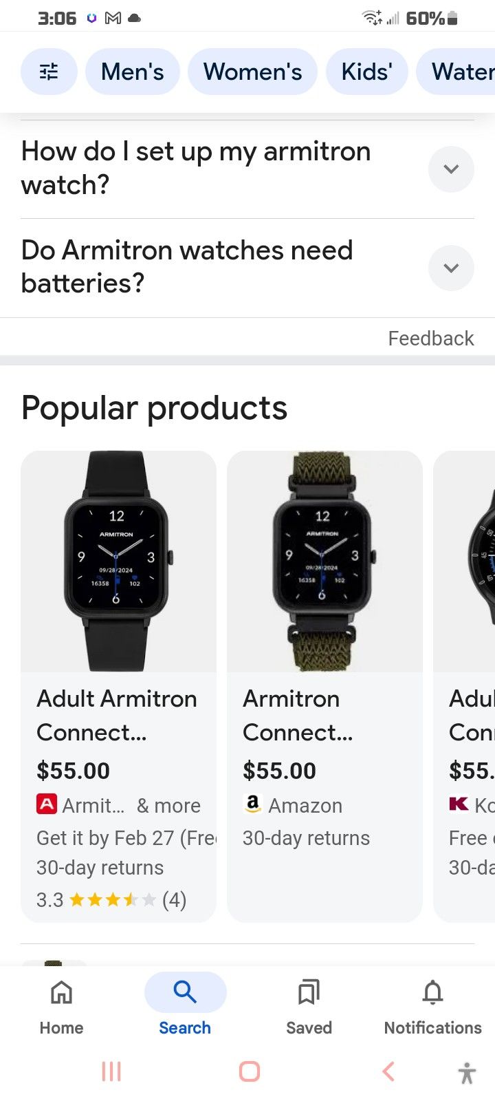 Armitron Connect Smart Watch